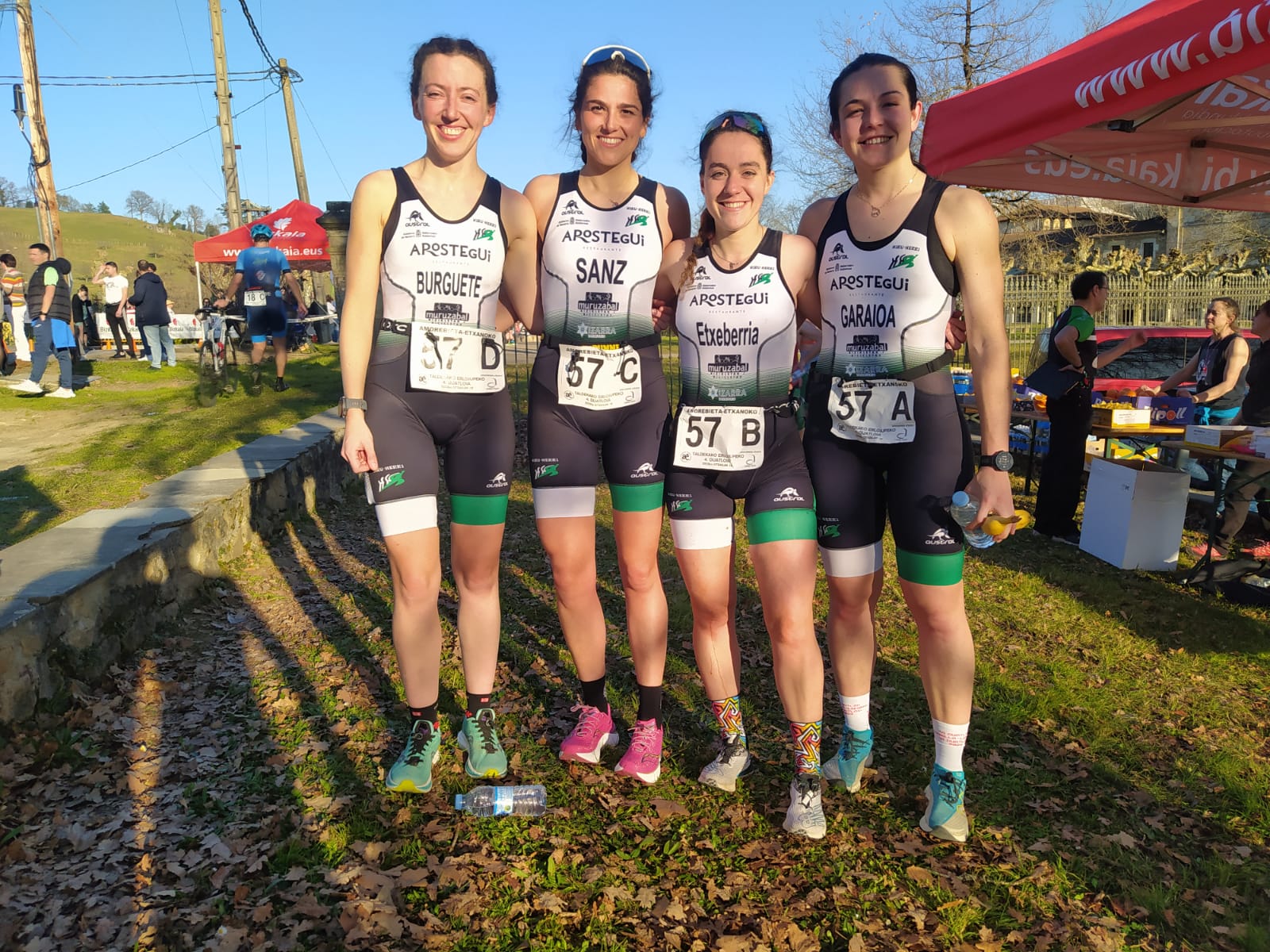 Debut por la puerta grande para las chicas duatletas de Hiru-Herri